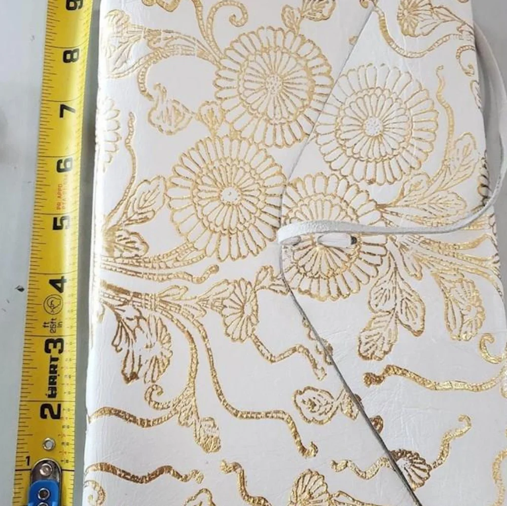Rare leather bound white/gold sketchbook 9